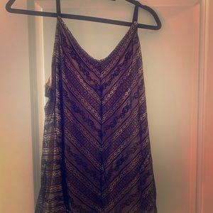 Torrid nude black lace cami size 1